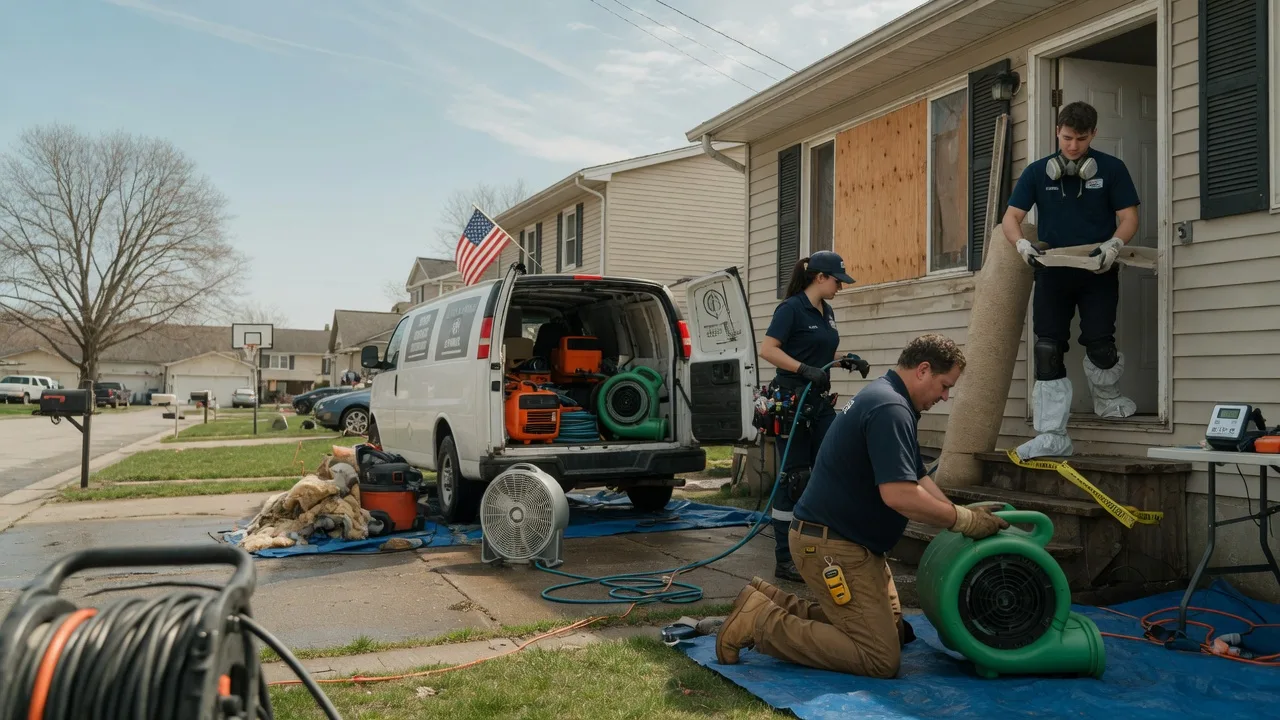 Water Damage Restoration in Mowrystown, OH near me